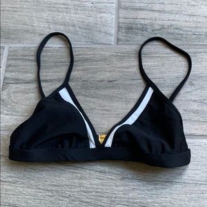 Lauren Layne Stella bikini top in black
